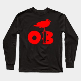 Ocean Beach Stumpy Red Long Sleeve T-Shirt